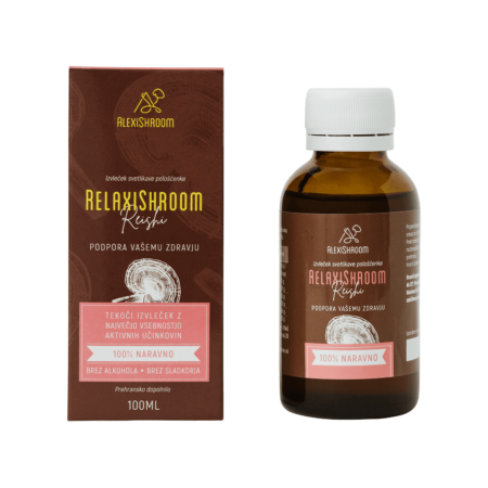 RelaxiShroom<br>Svetlikava pološčenka (Reishi)